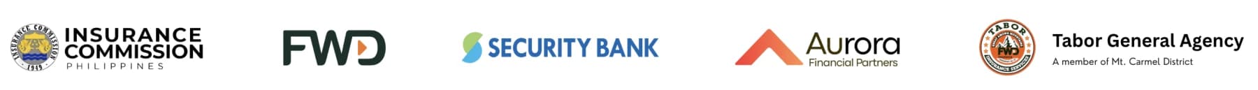 Affiliations: Insurance Commission Philippines, FWD, Security Bank, Aurora Financial Partners, and Tabor General Agency, a member of Mt. Carmel District